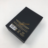 Luxury touch paper perfume box black