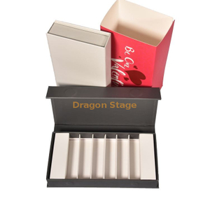 Wooden Box factory customized Luxury Custom Lipstick Cosmetic Storage Packaging Paper Box For Gift