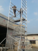 13.59m Aluminum Scaffolding with Hang Ladder Design