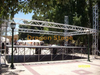 Outdoor Custom Base Plate Truss System for French Village Performance 10x10x4m