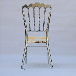 Hotel Wedding Banquet Dining Chairs, Aluminum Alloy Dining Chairs, Banquet Hall Leather Chairs, Backrest Chairs, Gubao Bamboo Joint Chair Factory Direct Supply