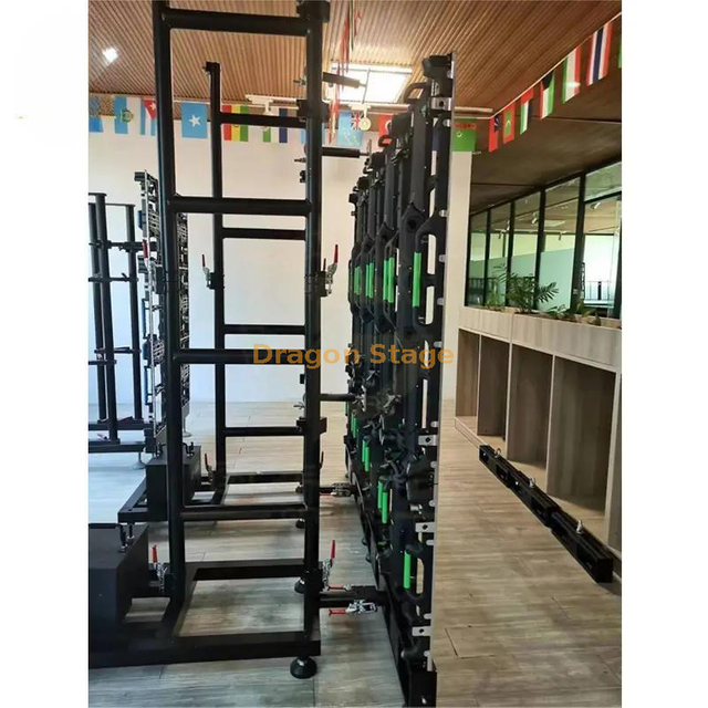 Aluminum Portable LED Wall Stack System 5x2.5m