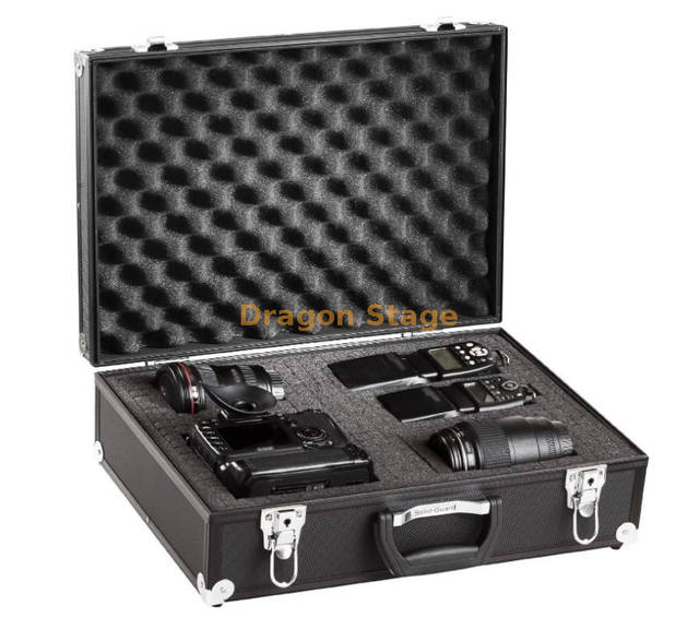 Metal Corner Aluminum Party Camera Flight Case with Custom Foam