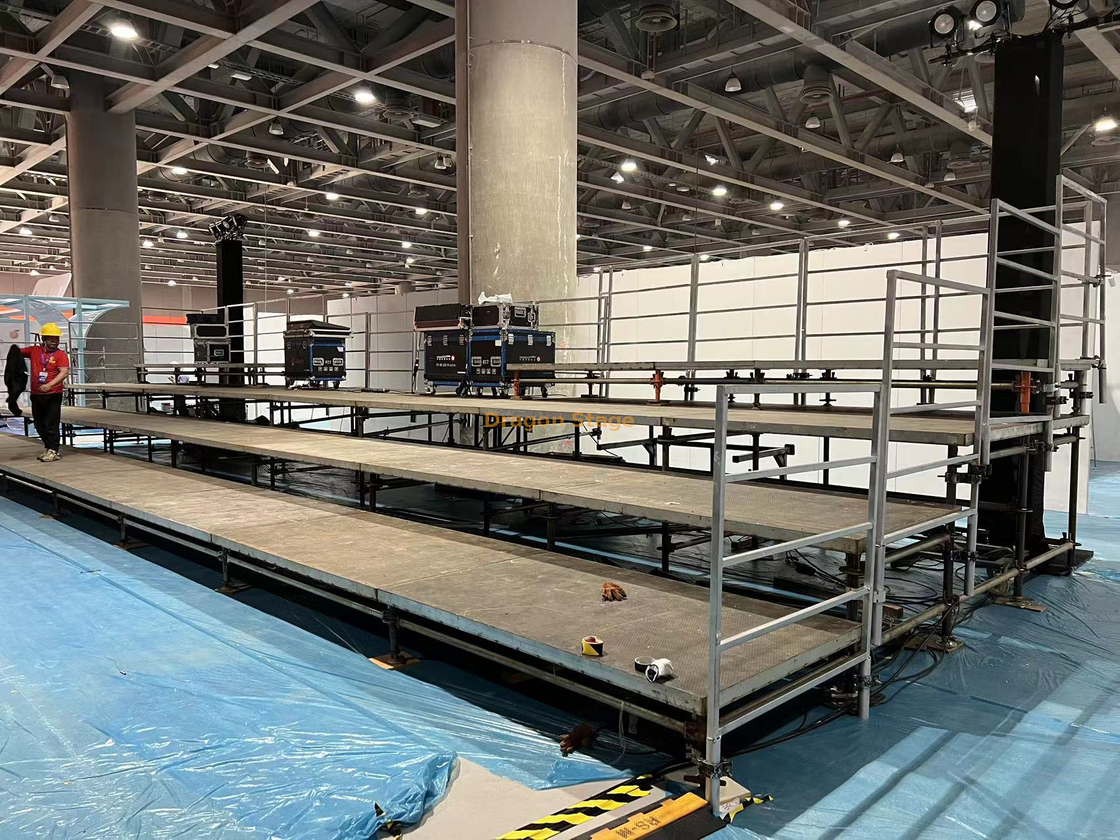 40 VIP Audiences Layher Tiered Seat Stand for Sports