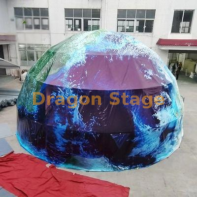 Steel Frame Spray Painting Colorful Outdoor Party Exhibition Dome Tent For Sale