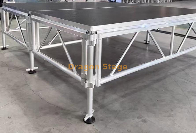 60x60ft Aluminum Concert Modular Mobile Stage for Events TUV Certified Stage 18.3x18.3m