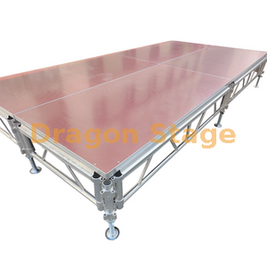 Adjustable Aluminum Portable Aluminum Stage For Concert Show Event 17.08x7.32m