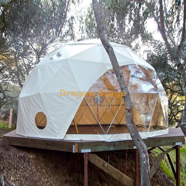 Luxury Hotel Waterproof White Cover 10m Dome Tent for Activity