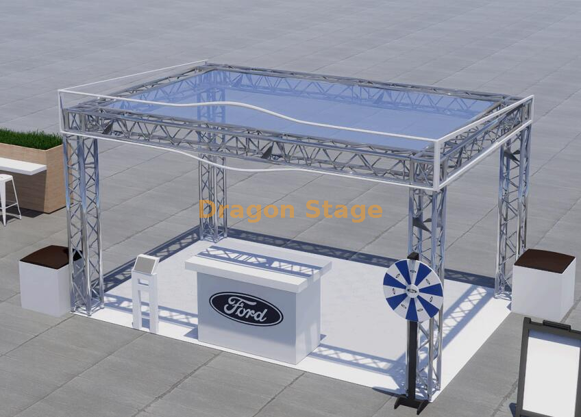 Aluminum Trade Show Booth 15x10x9 Feet (2)