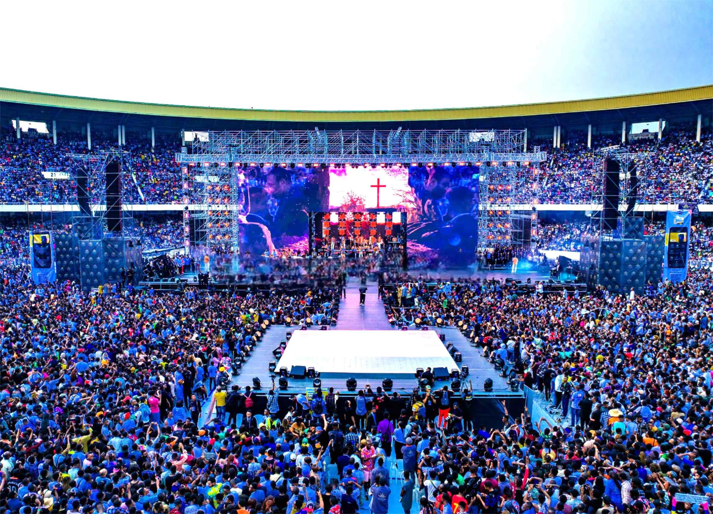 kinshasa concert stage