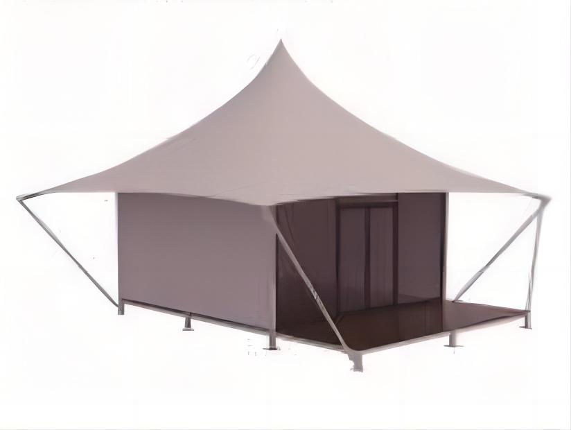 Quadrilateral membrane structure tent