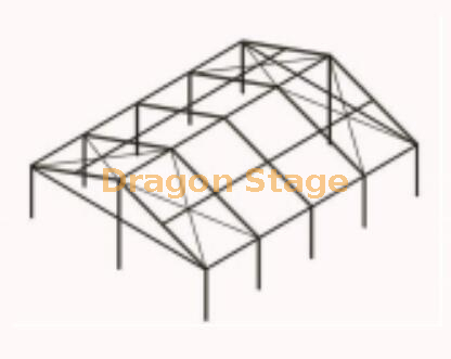 Aluminum A-frame Event Tent Height 3m Spanning 10m (1)