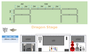 Aluminum Exhibition Display Truss 18x4m