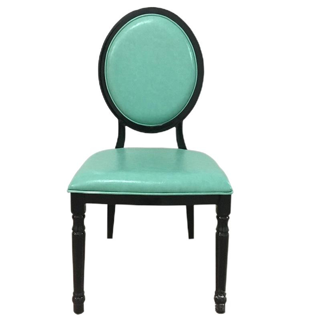 Retro vintage personalized iron dining table chairs, American dining chairs, hotel chairs, leisure chairs, round backrest restaurant chairs wholesale