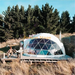 Soundproof Gamping Party Dome House Vacation Warm Dome Tent With Bathroom For Couples and Lovers