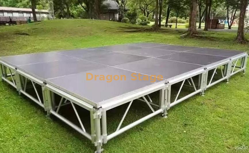 Aluminum Indoor And Outdoor Stage Wedding Performance 12.2x3.66m