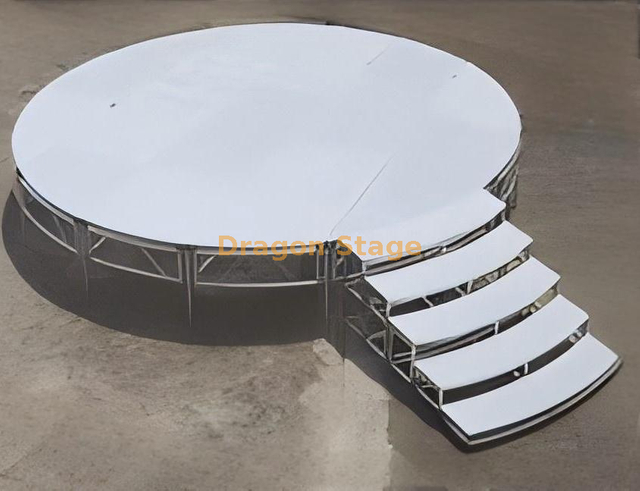 Portable Modern Round Stage for Wedding Diameter 15m