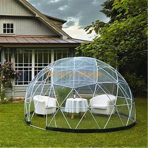 5m / 6m / 8m Metal Frame All Transparent Waterproof Dome Tent Home for Outdoor Event