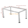 40x20x10ft Aluminum Triangle Truss System – Professional 12m Modular Stage Lighting Rig