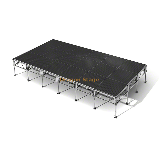 Aluminum Modular Concert Stage Platform 7.32x3.66m （24x12ft）