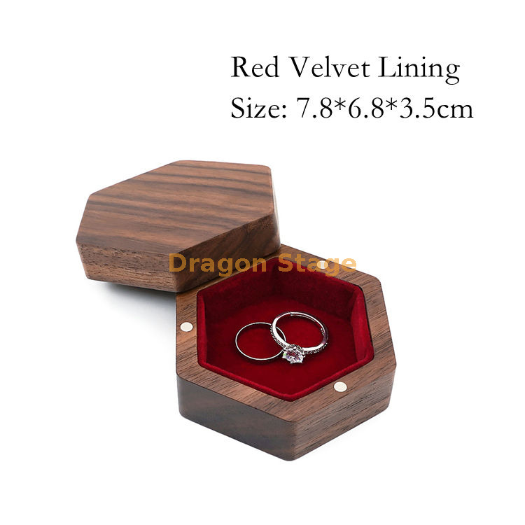 Gift Packaging Walnut Wooden Jewelry Box (4)
