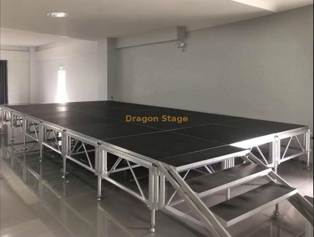 Aluminum Adjustable Event Stage 7.32x3.66m (24x12ft)