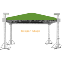 Event Stage System with Roof Truss for Concert 15x8x8m