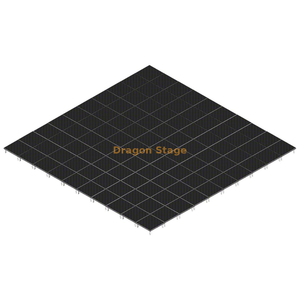 40'x40' Portable Aluminum Mobile Stage System for Music Event – Adjustable Height 0.2m To 1m