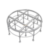2.44m Round Portable Stage - Adjustable Height 0.4-0.8m Aluminum Alloy Event Platform
