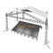 12x7x6m Aluminum Alloy Mobile Stage Roof Truss System with Stage Platform