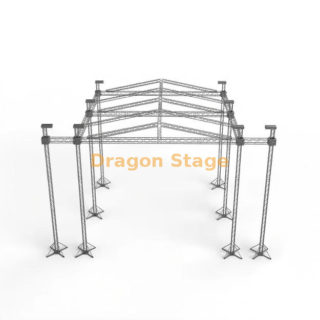 Event Sound Stage System With Roof Truss 16x12x10m