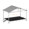11x6x8m Aluminum Saddle Roof Stage System - 8m High Professional Mobile Truss Assembly