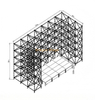 14x6x8m Ringlock Truss Wall with 8x4m Aluminum Quick Stage and 2 Stairs