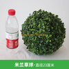 Simulated Plant Grass Ball Milan Ball Plastic Green Plant Ceiling Decoration Fake Flowers Milan Grass Ball - Diameter 23cm