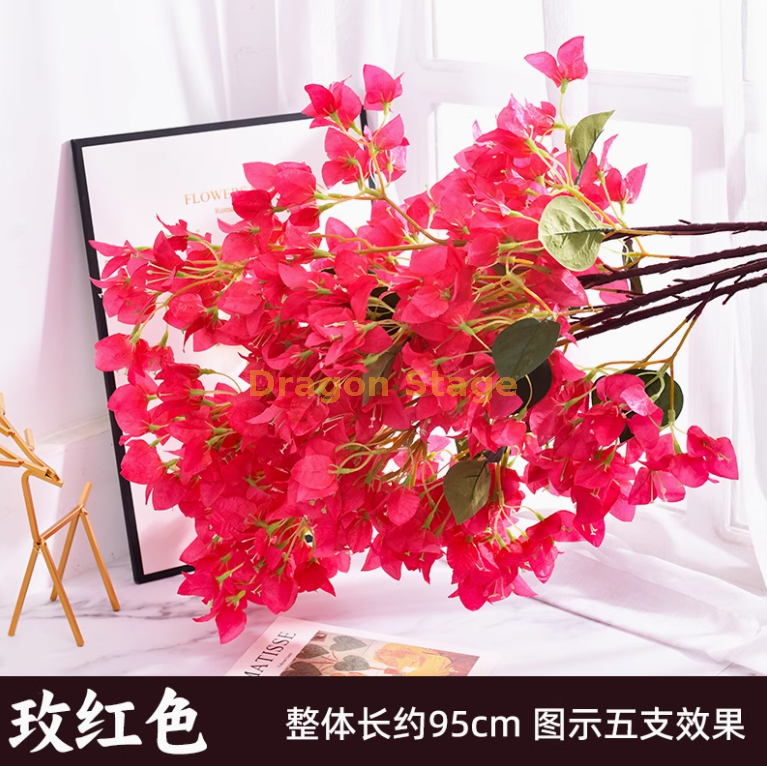 玫红色-加密三角梅1枝