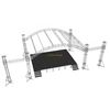 10x9x7m Curved Roof Aluminum Stage Truss System with Speaker Wings