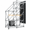 2x4x8m Ringlock LED Hanging System with Auxiliary Ballast Tower and 400mm Cantilever Truss