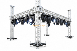 6x3x3m Aluminum Ground Support Lighting Truss System for Small Events