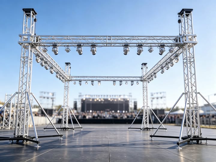 8x6x3m Aluminum Ground Support Lighting Truss System with Four Towers.jpg