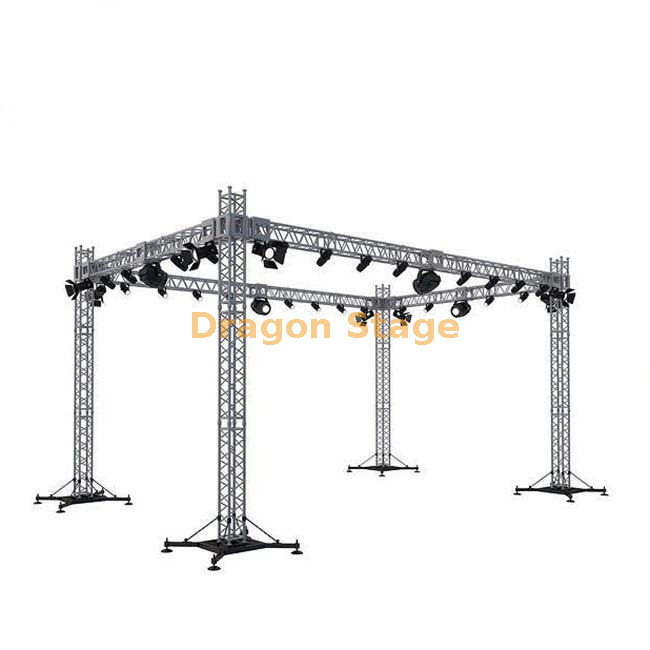 Aluminum Alloy Lighting Truss System for Stage & Event Rigging (5x5x3m Spigot Truss System)
