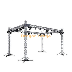 Aluminum Alloy Lighting Truss System for Stage & Event Rigging (5x5x3m Spigot Truss System)