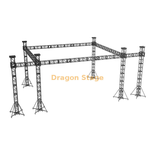 10x8x6m Professional Event Lighting Aluminum Stage Truss
