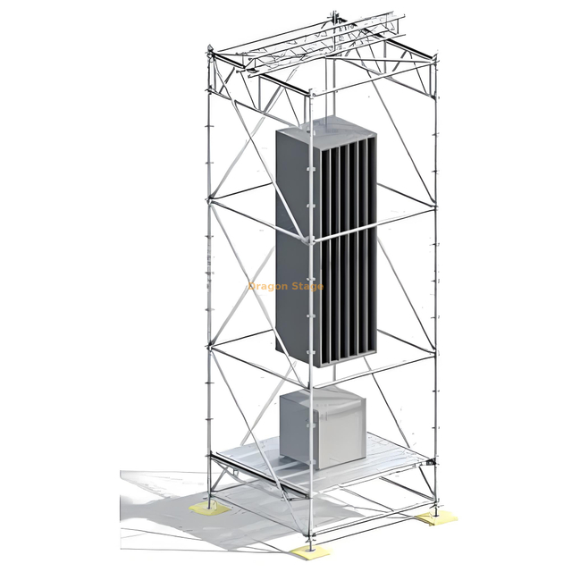 Layher Sound Tower Set 6m High
