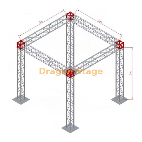 Global Truss 10x10x10 Trade Show Booth Exhibit System