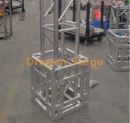 Factory Stage Truss Lifting System Aluminum Sleeve Block for Screw Truss 300mm 400mm 500x600mm 520x760mm 600x760mm
