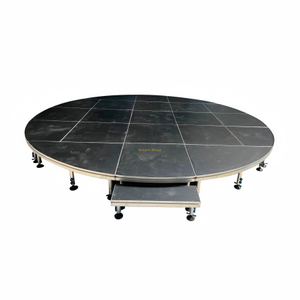 6m Round Portable Stage System with Adjustable Height (0.4-0.6m)