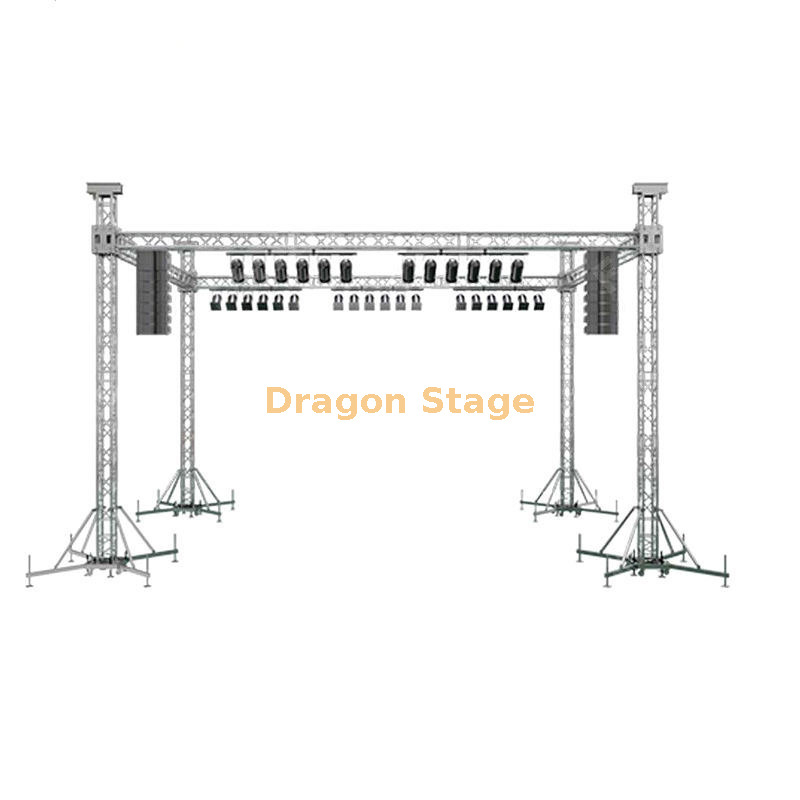 Aluminum None Rooftop Truss Design for Events Concert Outdoor 12x8x8m