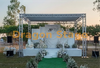 6x6x4m Outdoor White Wedding Aluminum Stage Truss Canopy