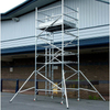 Construction Ladder Double scaffolding with climbing ladder