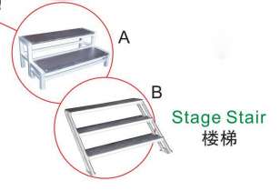 stage stair selection